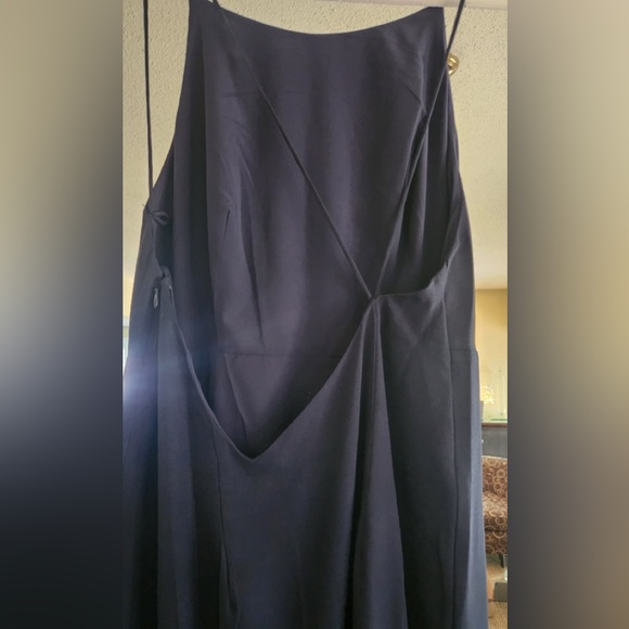 BHLDN Marta Crepe Maxi Dress in Midnight Blue - Size 10 NWOT - Picture 6 of 6